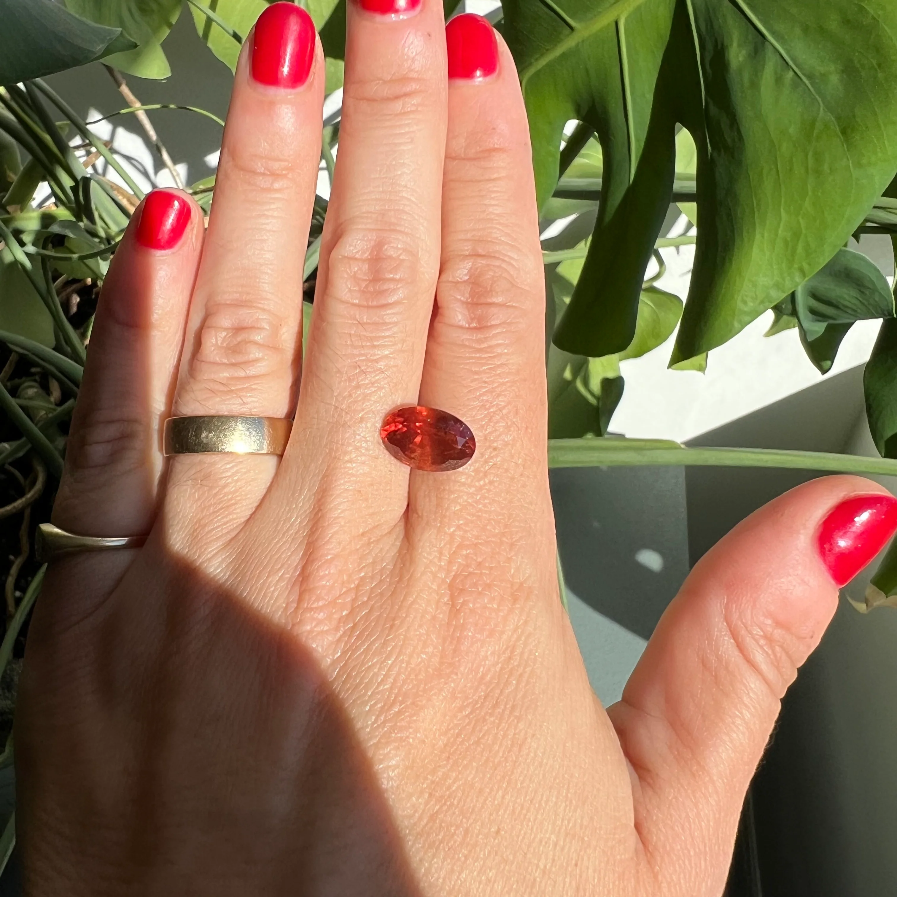 Bespoke 6.09ct Orange-Red Sapphire - Image 6