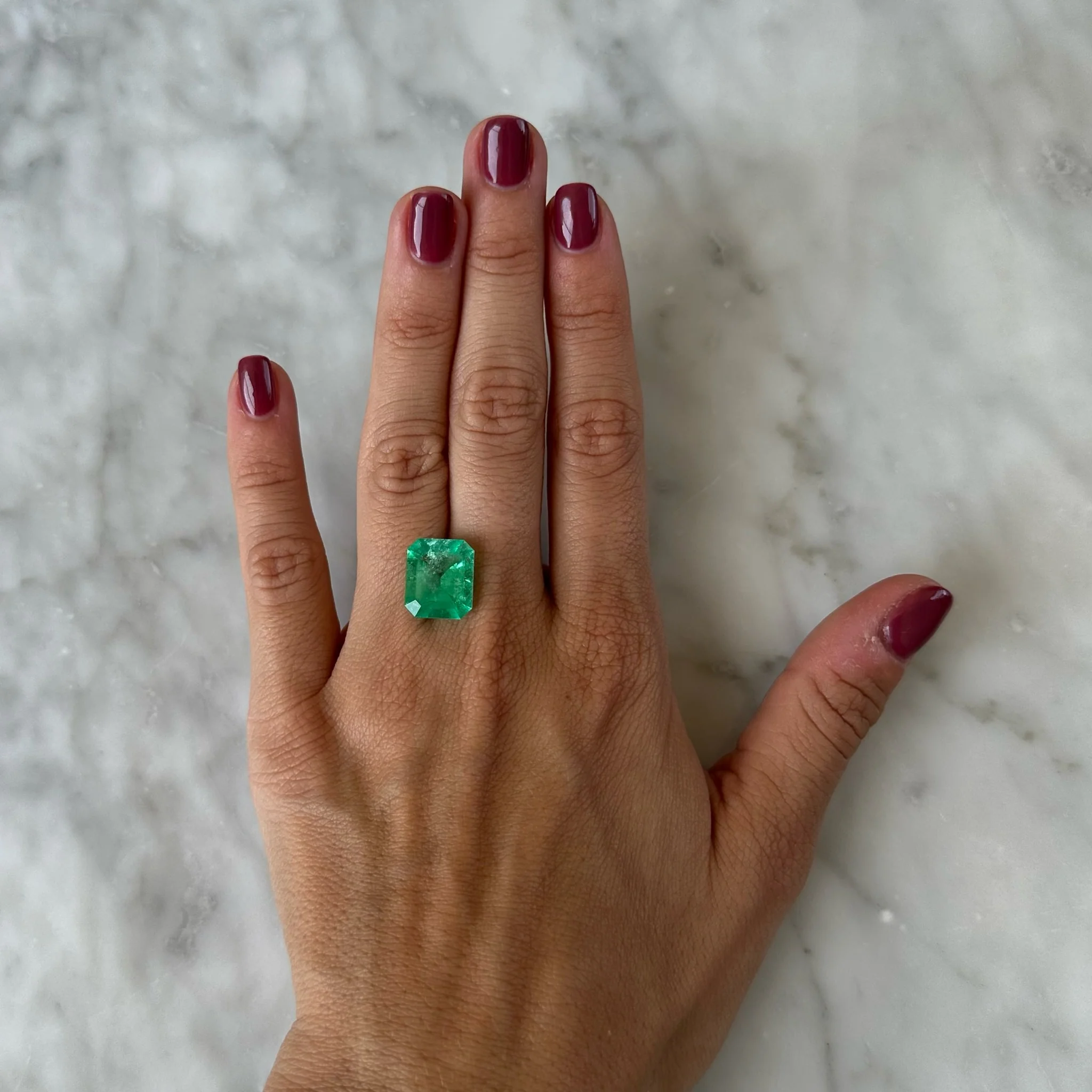 BESPOKE 6.26CT MUZO EMERALD RING - Image 3