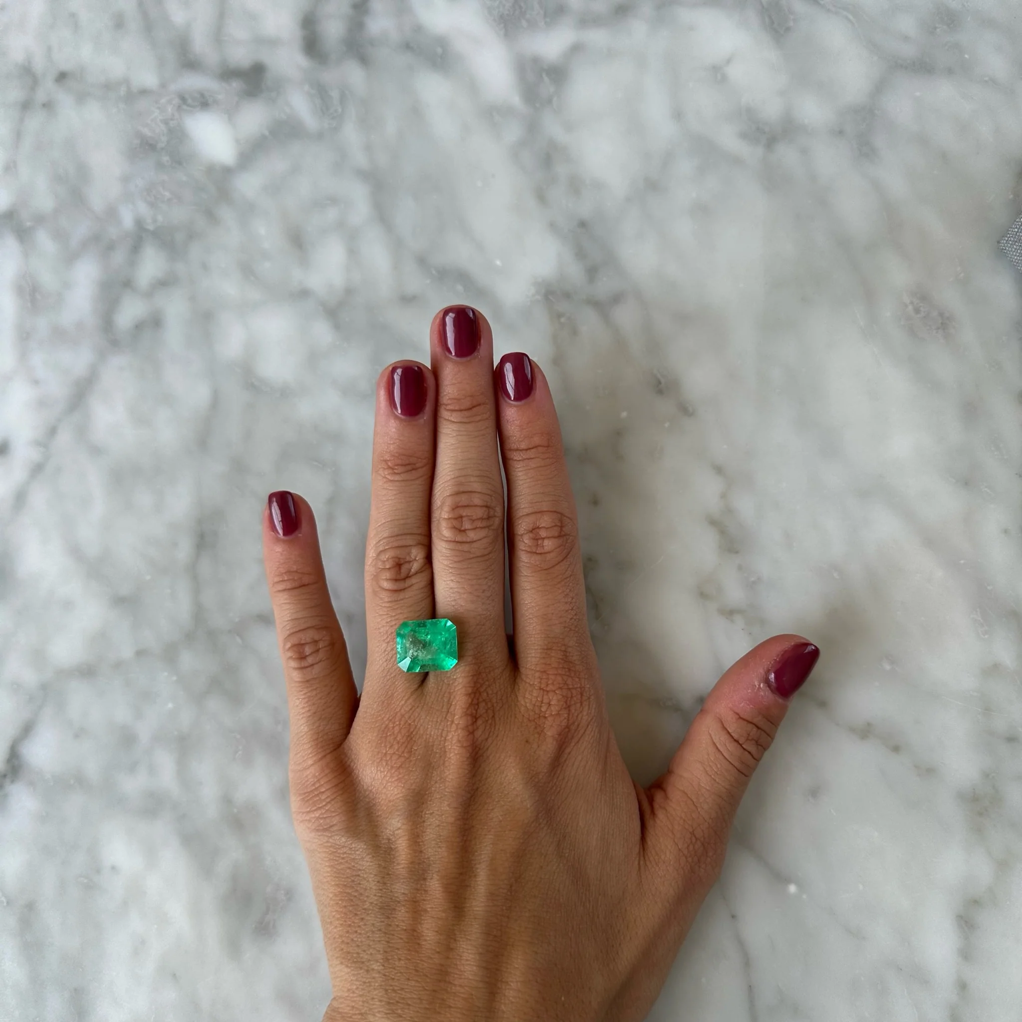 BESPOKE 6.26CT MUZO EMERALD RING - Image 4