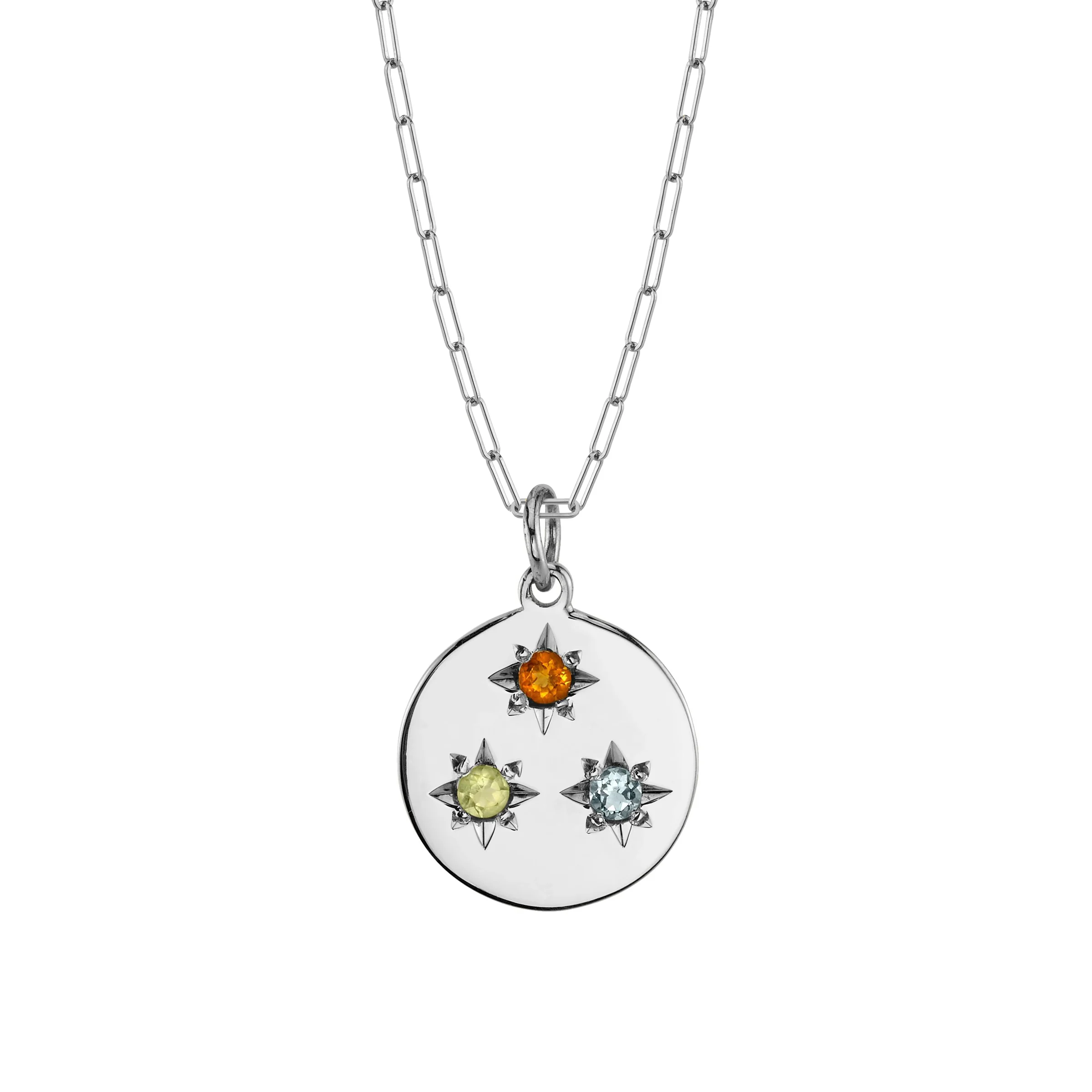 Birthstone Compass Charm 3 Stones - Image 10