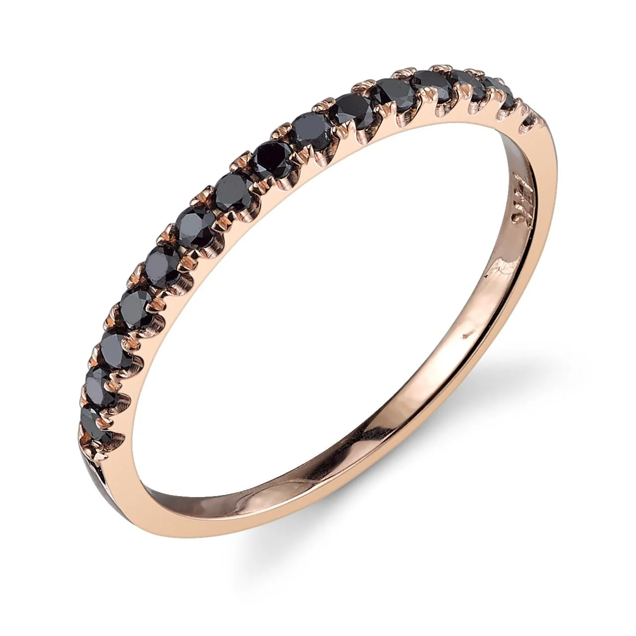 Black Diamond Pavé Ring - Image 4