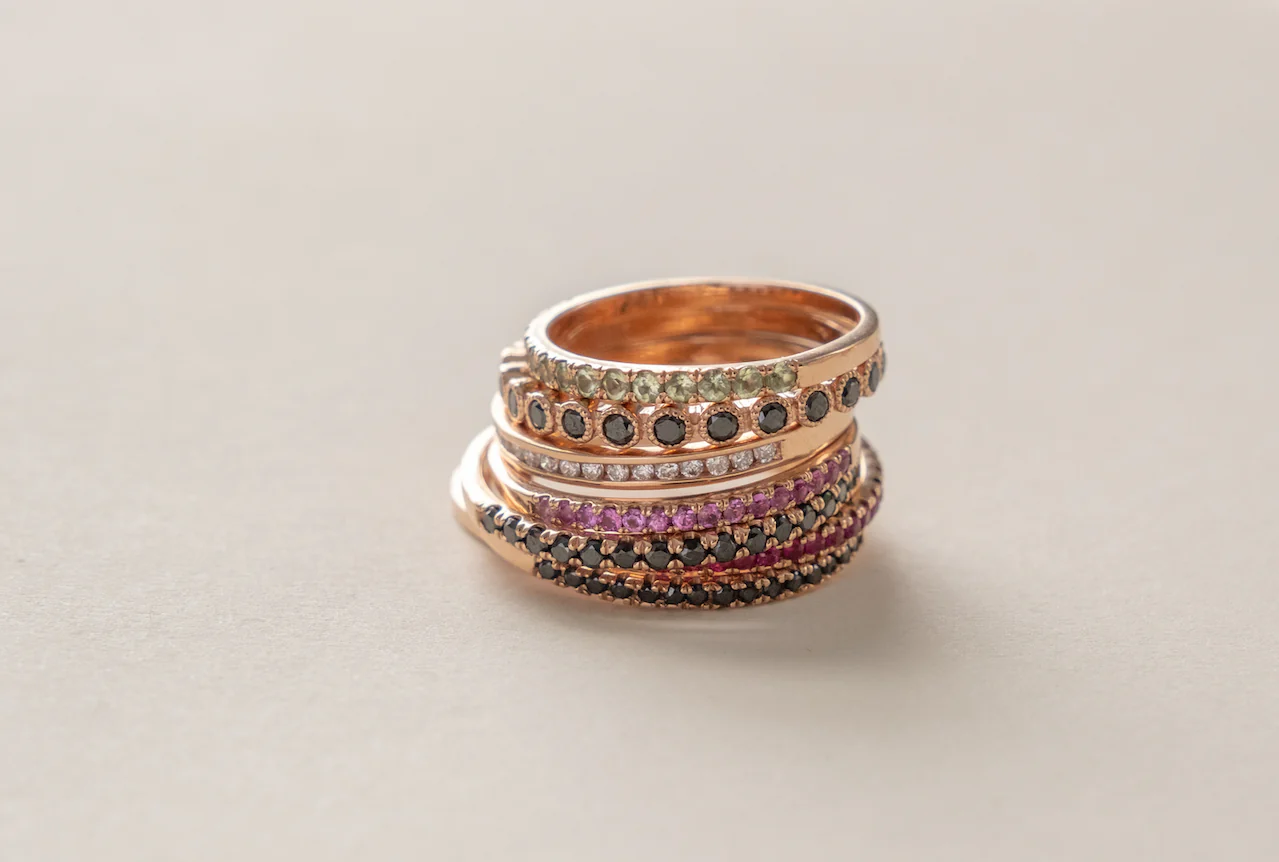 Black Diamond Pavé Ring - Image 6
