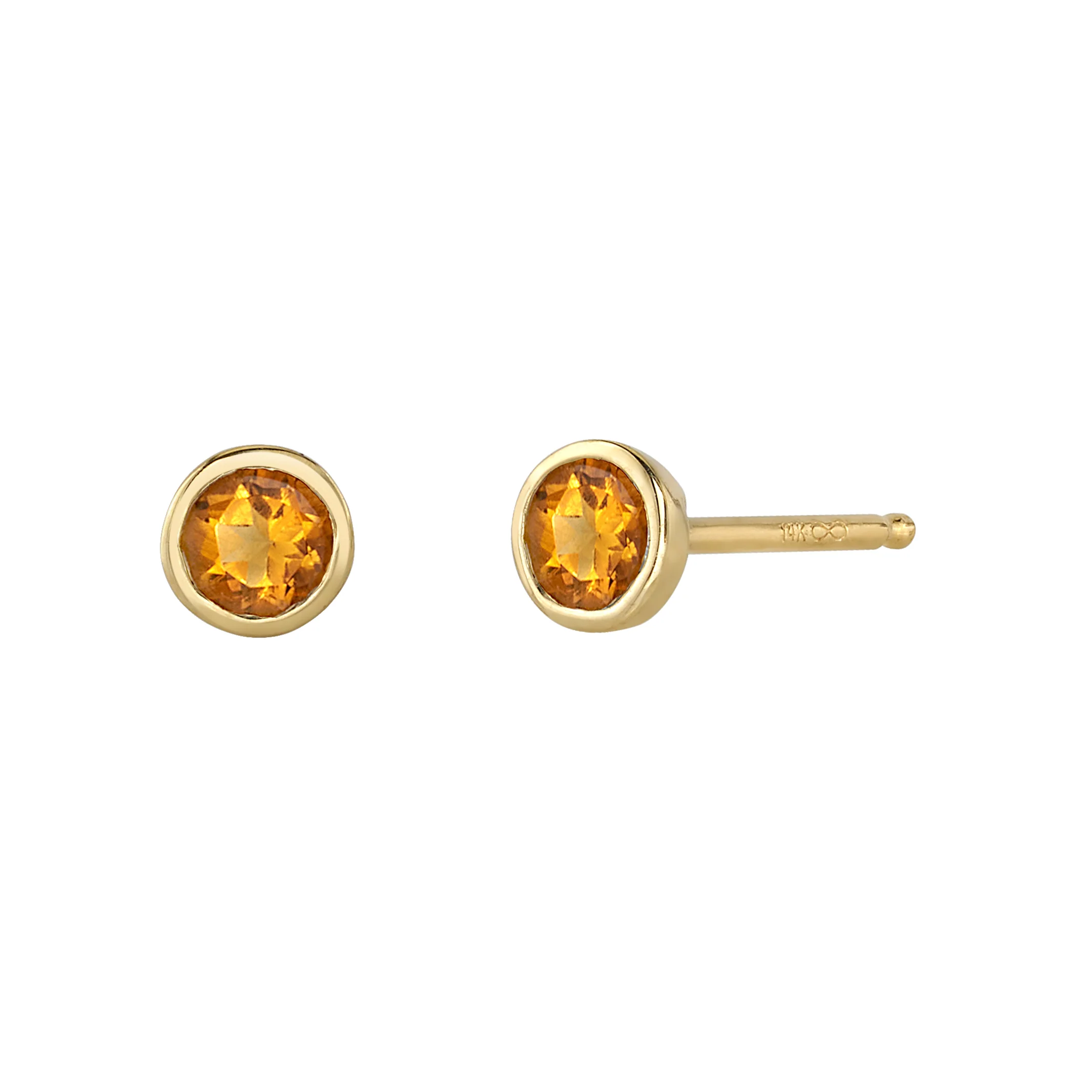 Citrine Birthstone Earrings