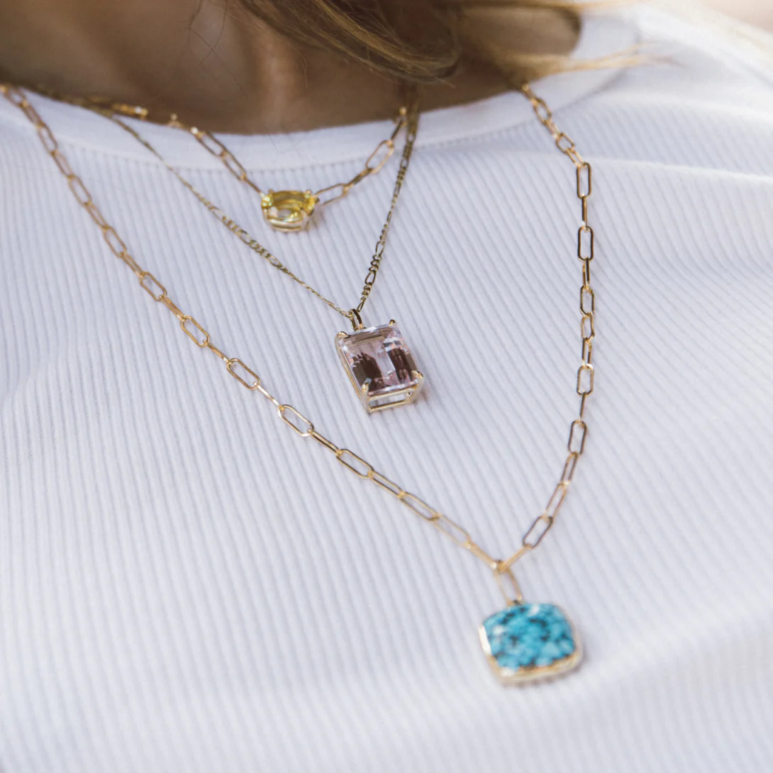 Citrine Oval Necklace - Image 4