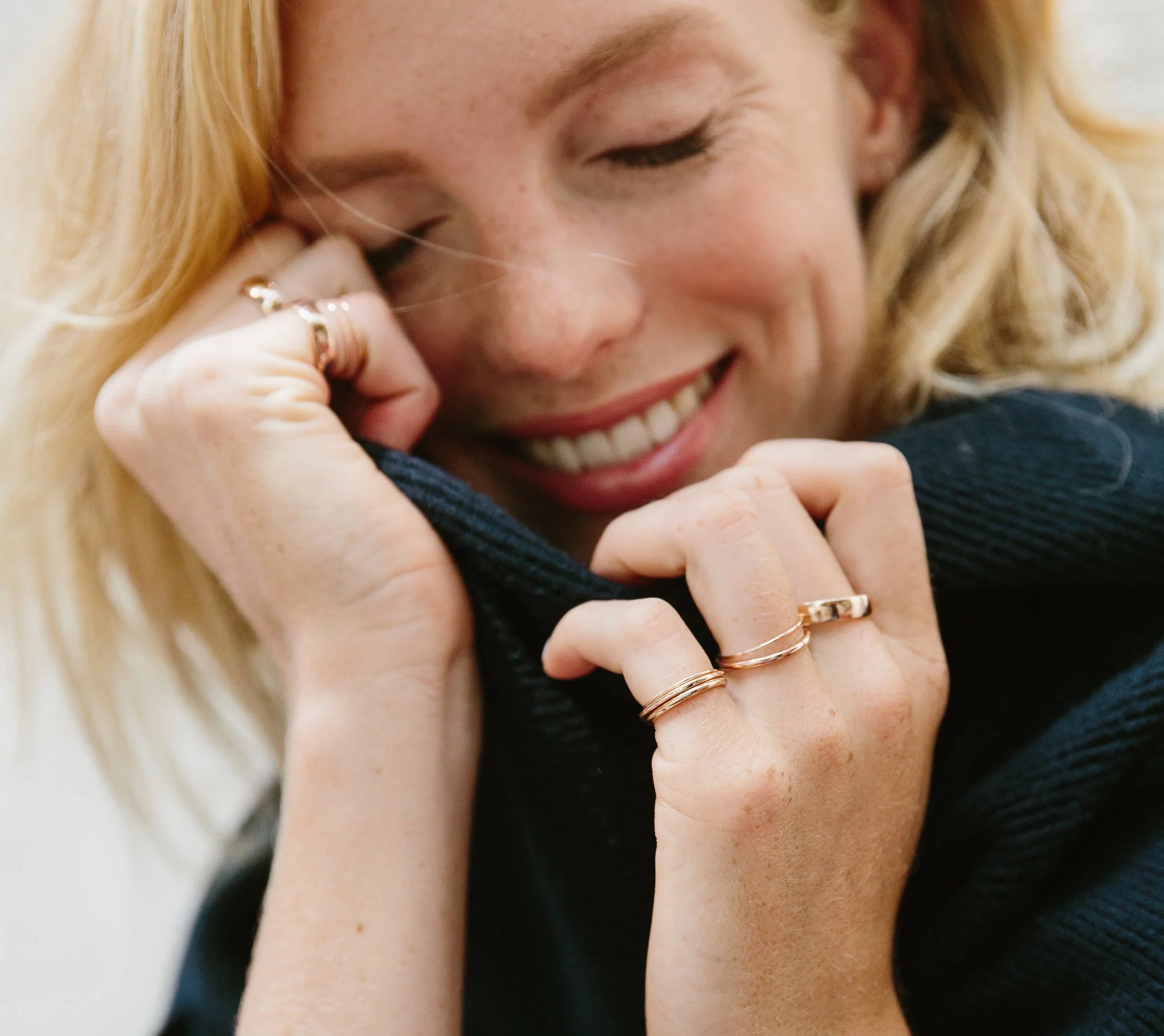 Classic Wide Gold Band, 4.5mm - Image 10