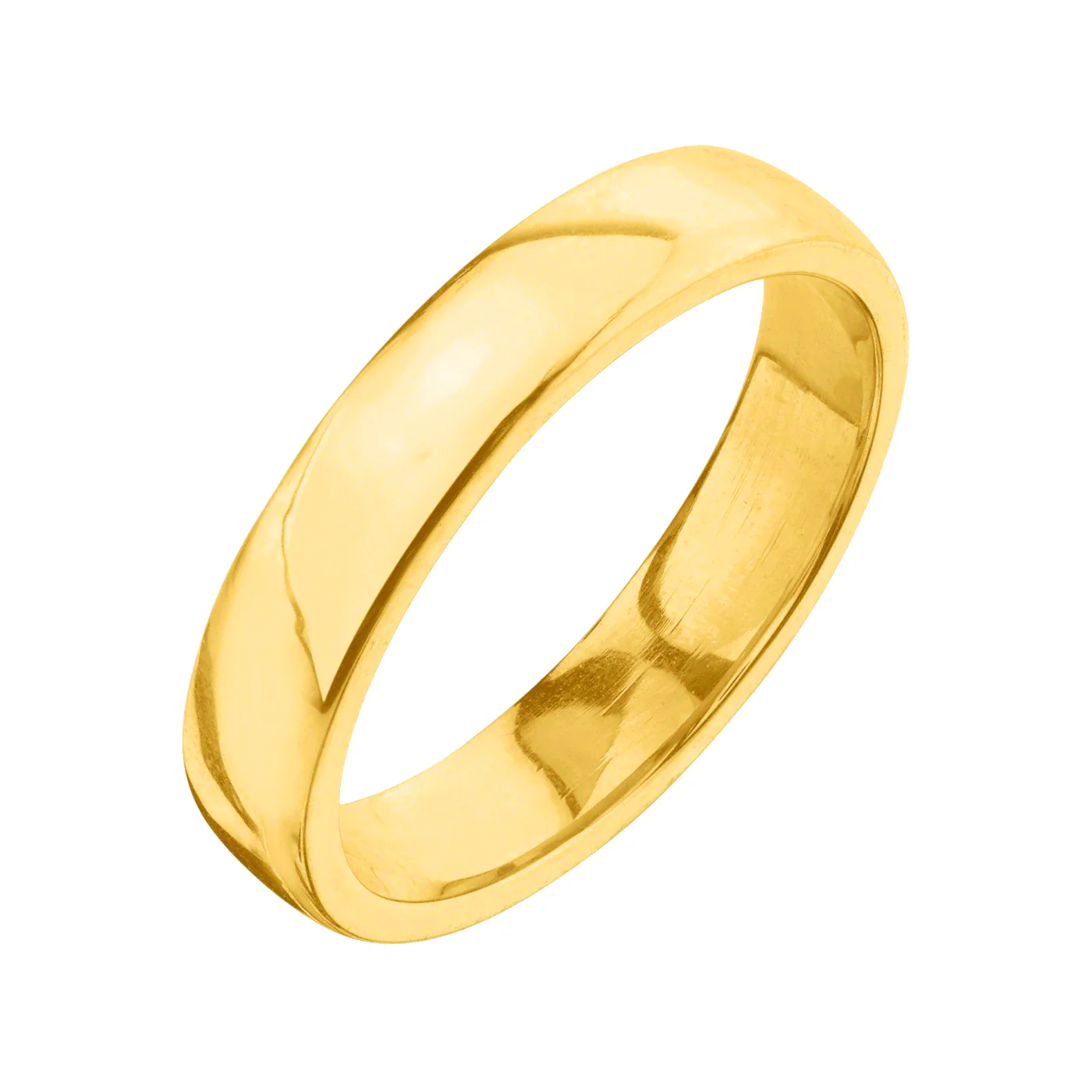 Classic Wide Gold Band, 4.5mm - Image 7