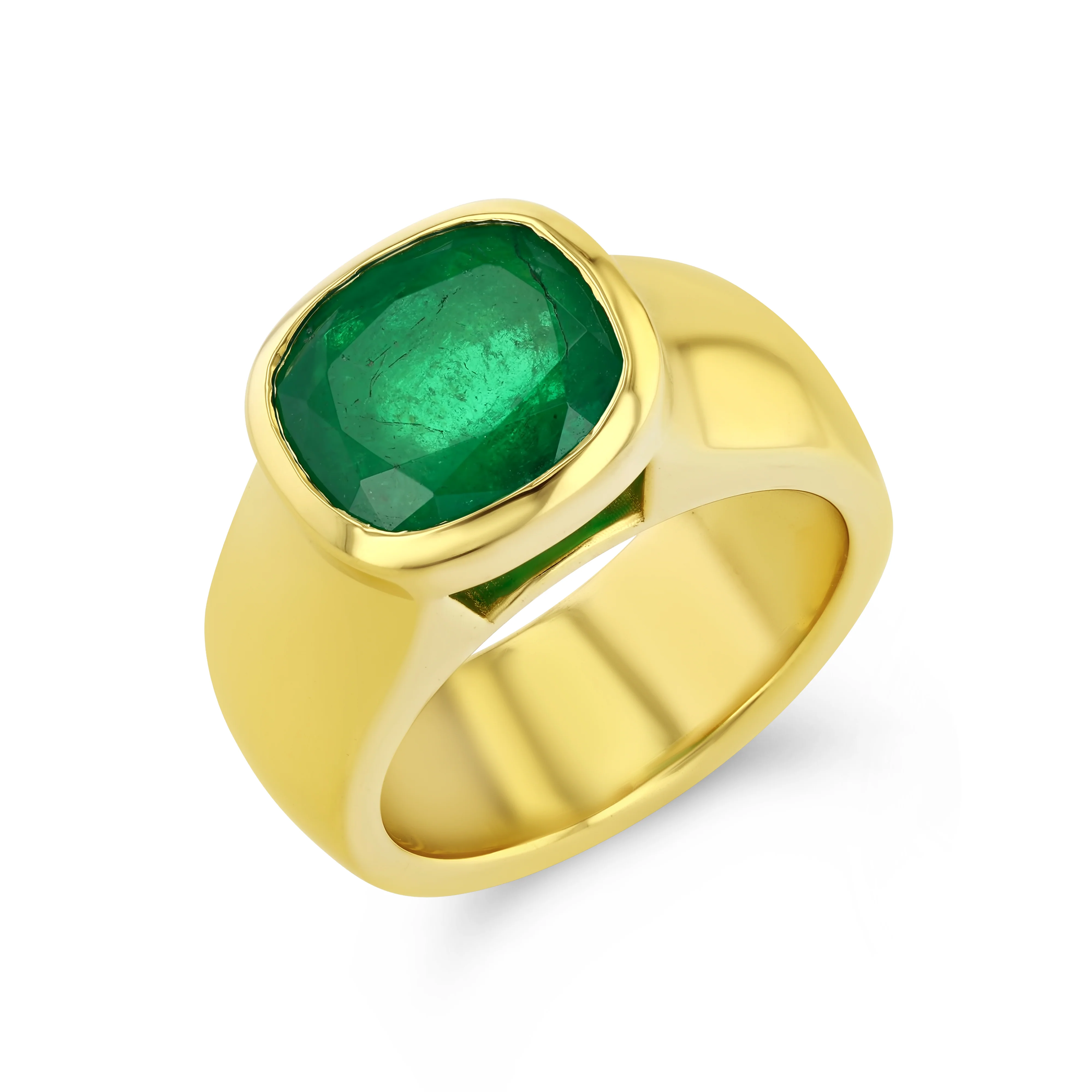 Zambian Emerald Dune Ring