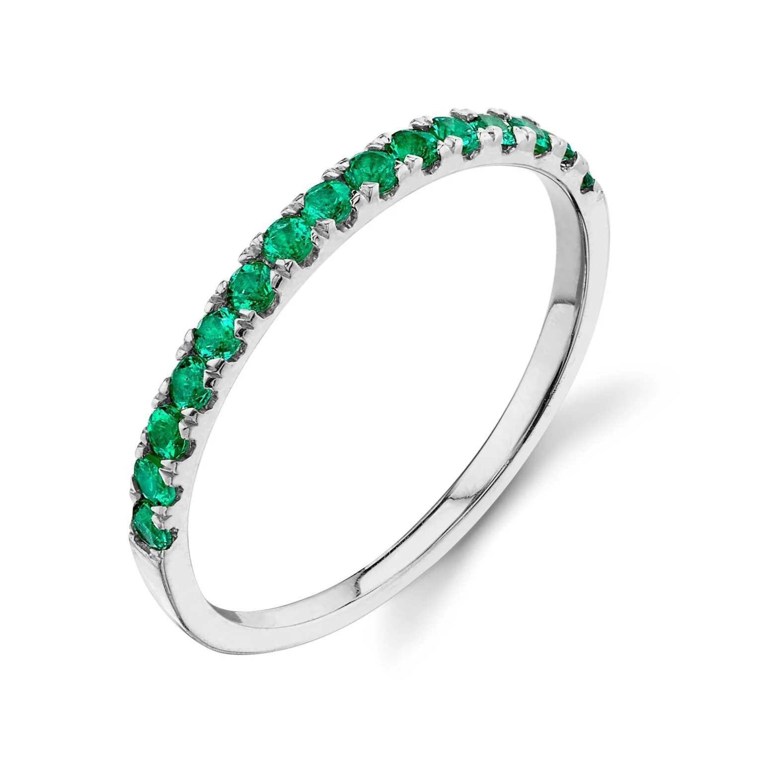Emerald Pavé Ring - Image 3