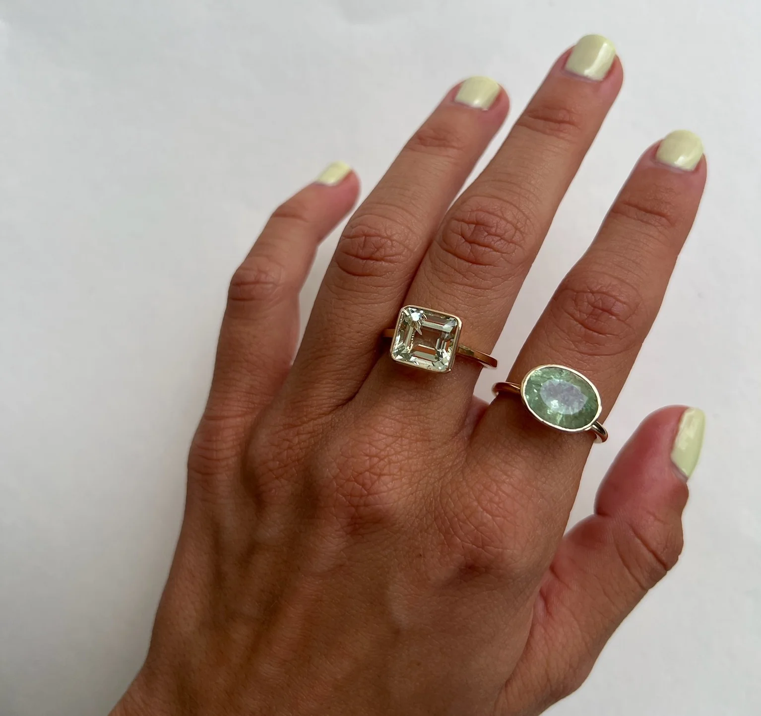 GREEN BERYL OVAL RING - Image 4