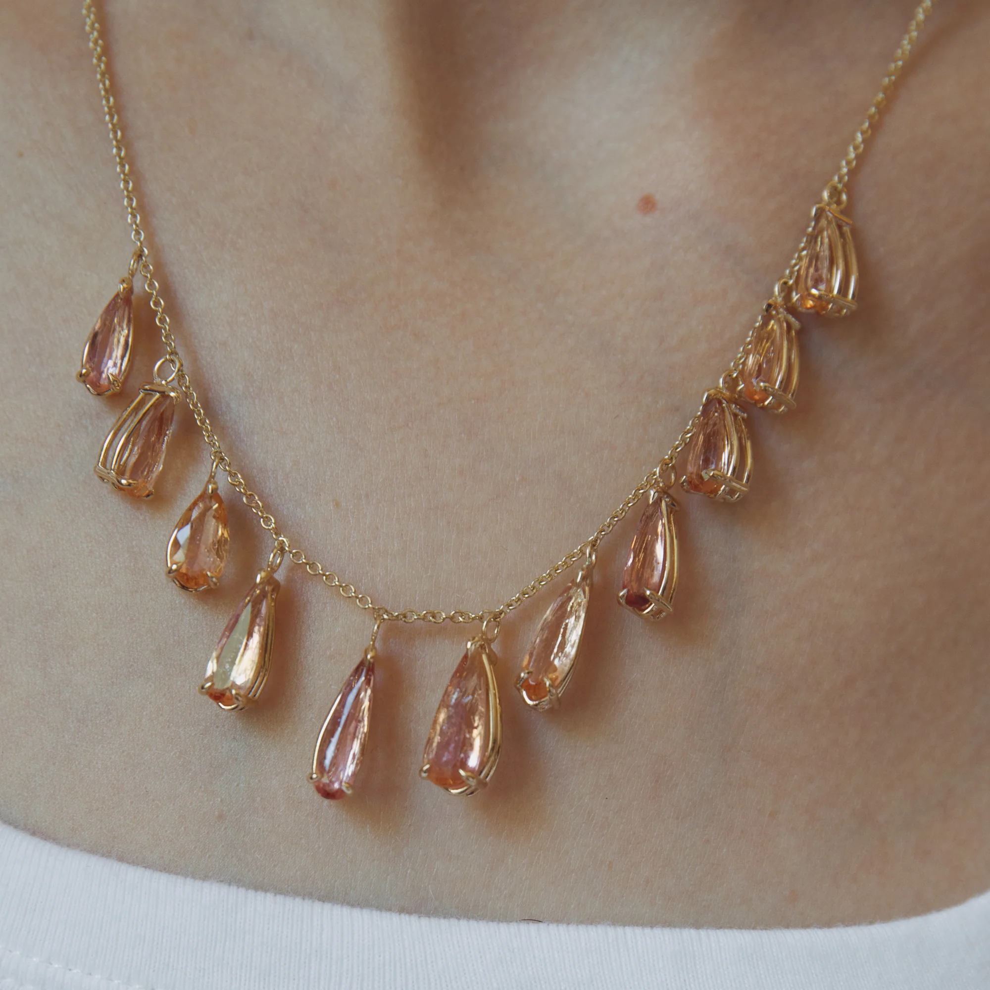 Imperial Topaz Necklace - Image 2