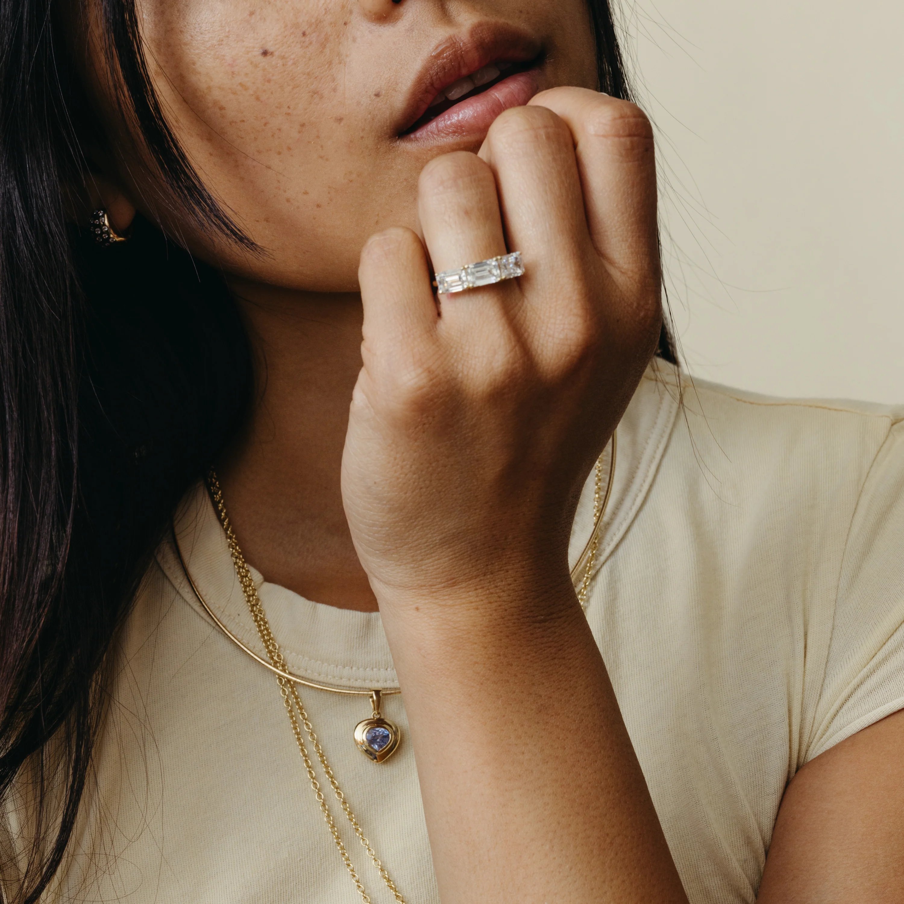 Lab Diamond Rosa Ring - Image 5