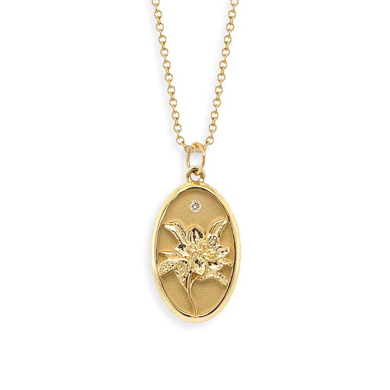 Magnolia Flower Charm