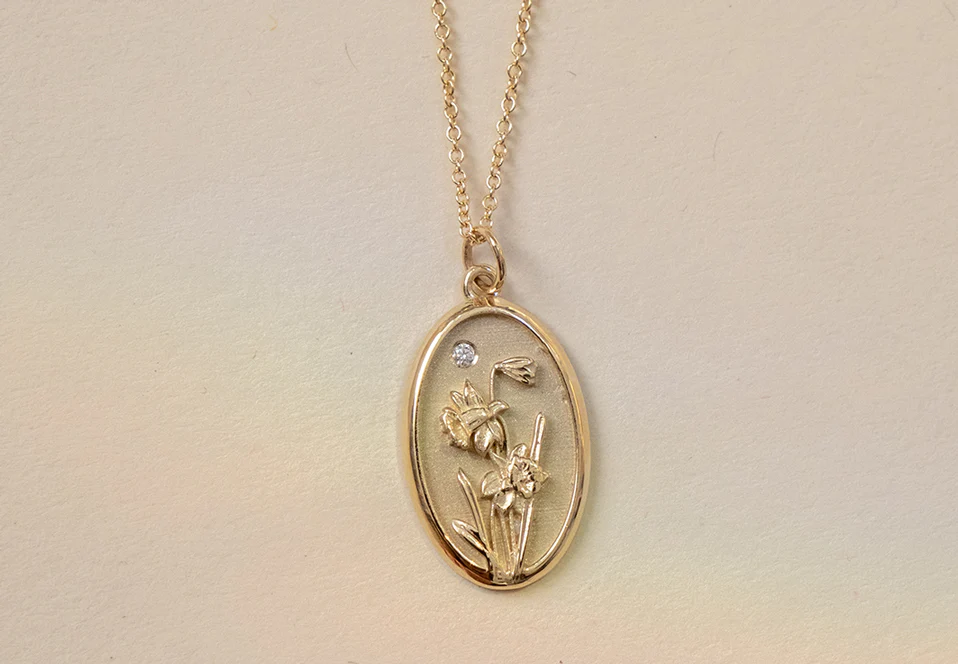 March Birth Flower Charm - Image 7