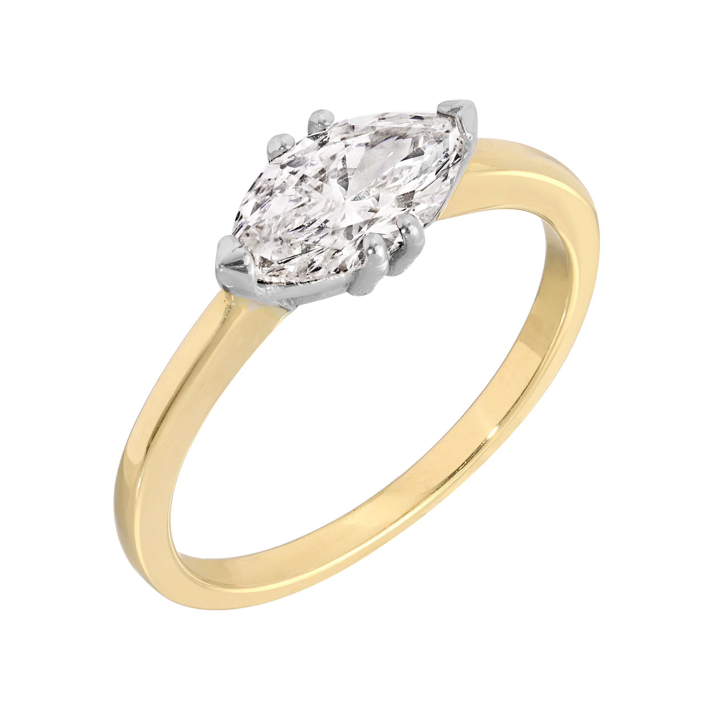 1.01ct Marquise Lab Diamond Ring