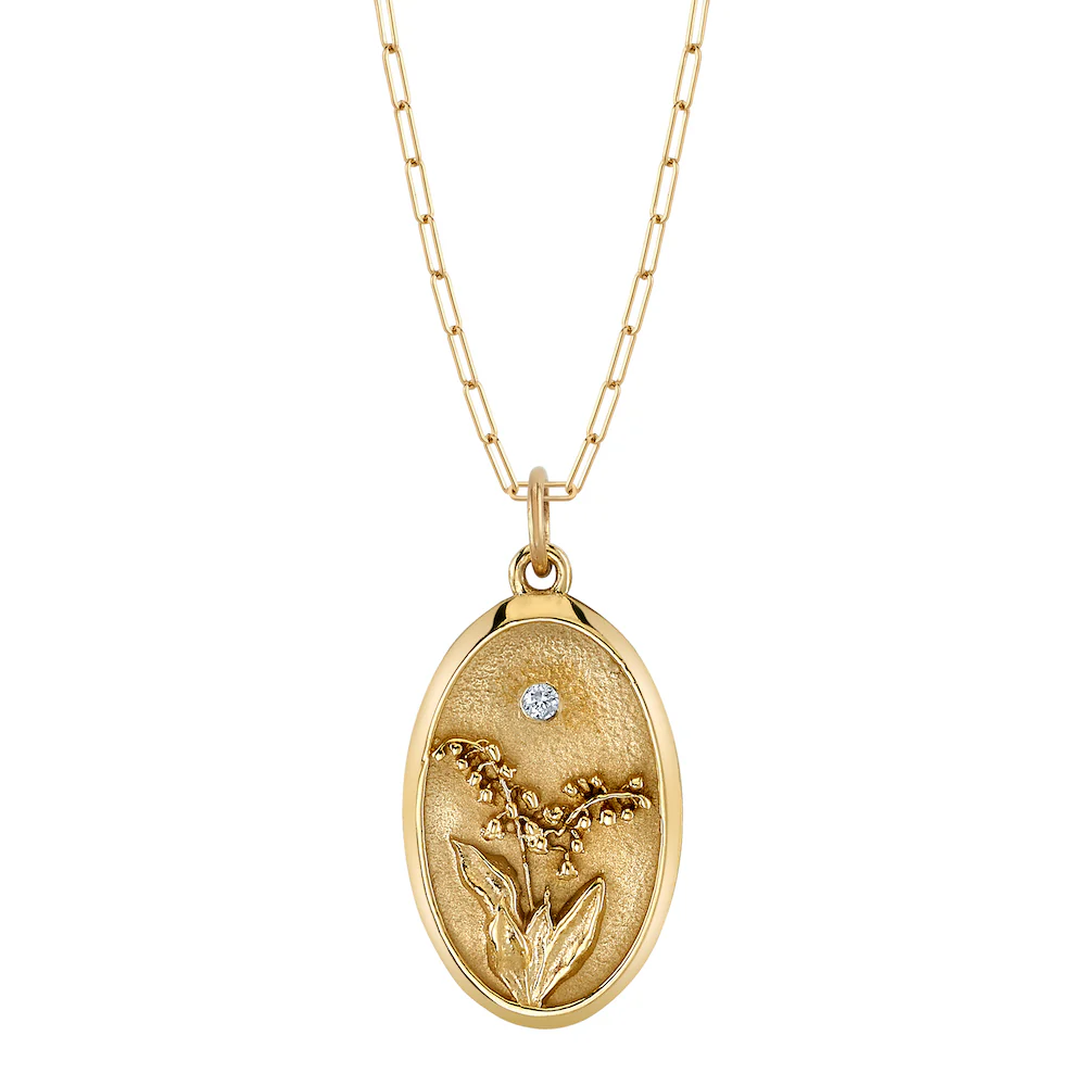 May Birth Flower Charm - Image 3