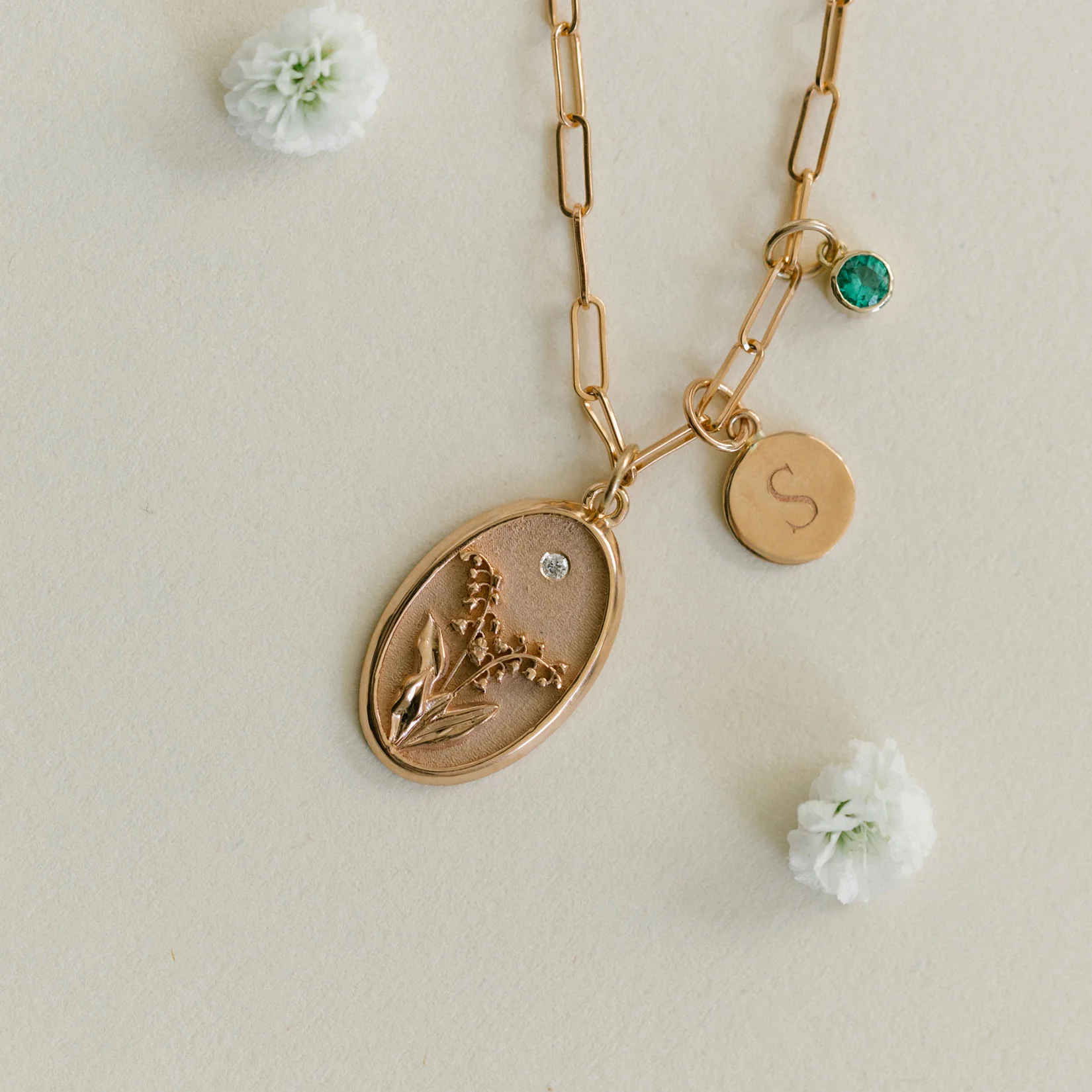 May Birth Flower Charm - Image 8