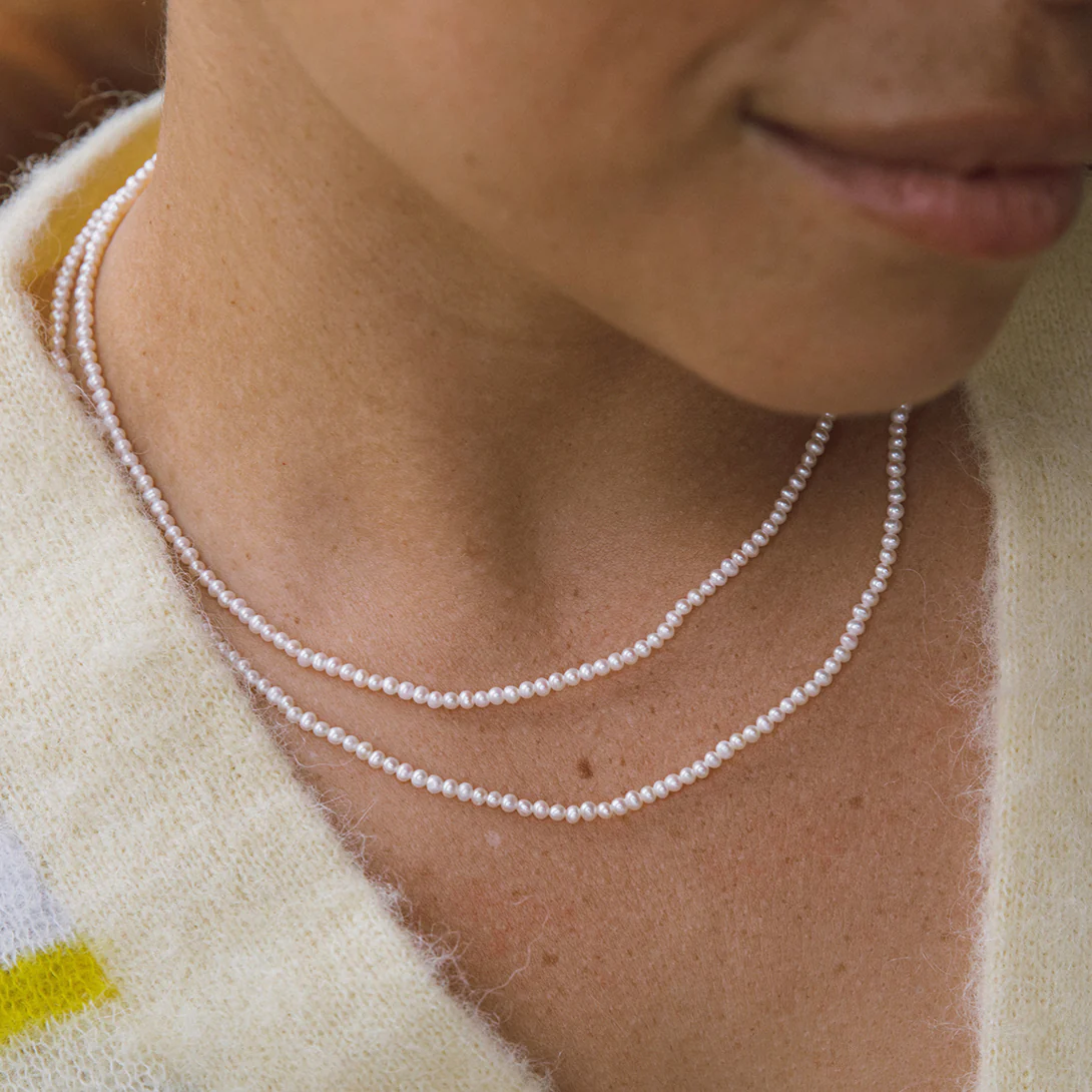 Mini Pearl Necklace - Image 6