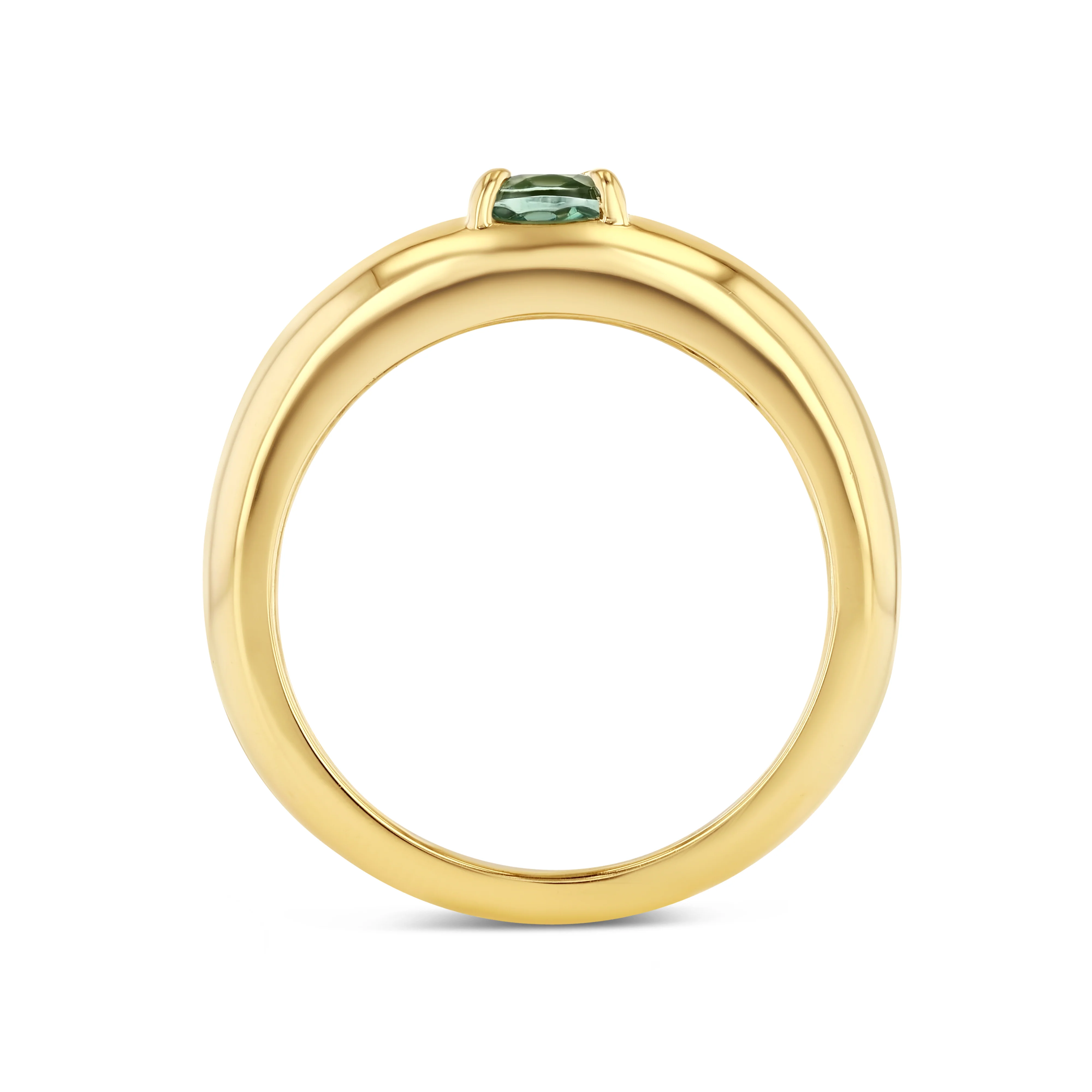 Mini Teal Tourmaline Cloud Ring - Image 3