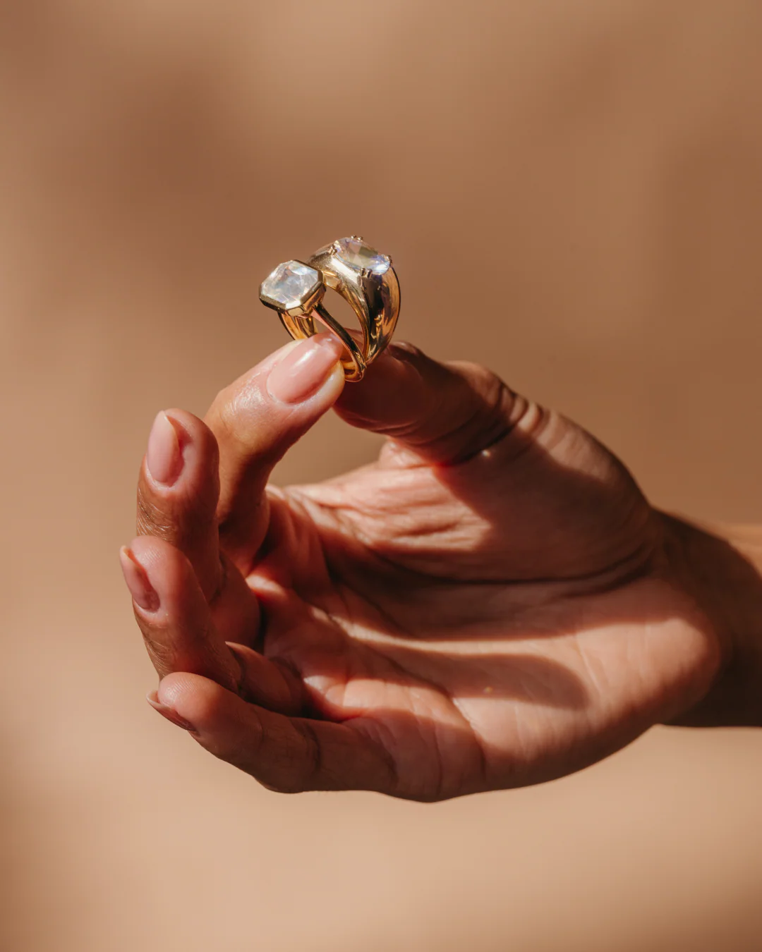Moonstone Bezel Set Ring - Image 2