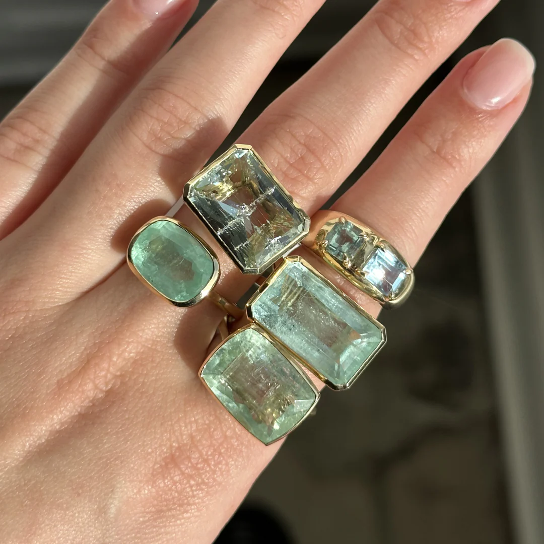 15.73ct Aquamarine Bezel Ring - Image 3