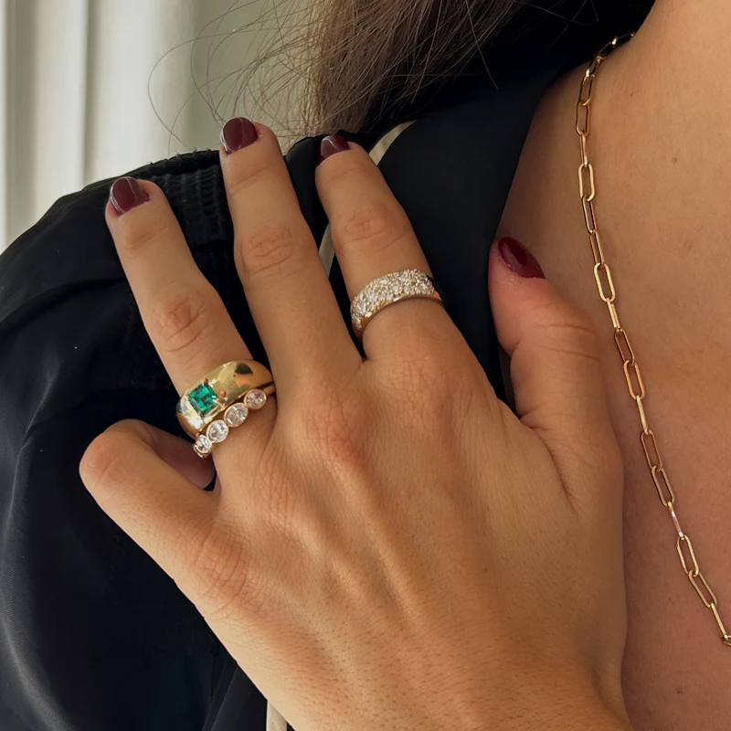 MUZO EMERALD CLOUD RING - Image 3