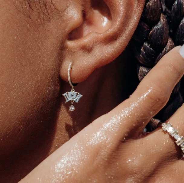 Ocean Fan Earrings - Carly Cushnie for Starling - Image 3