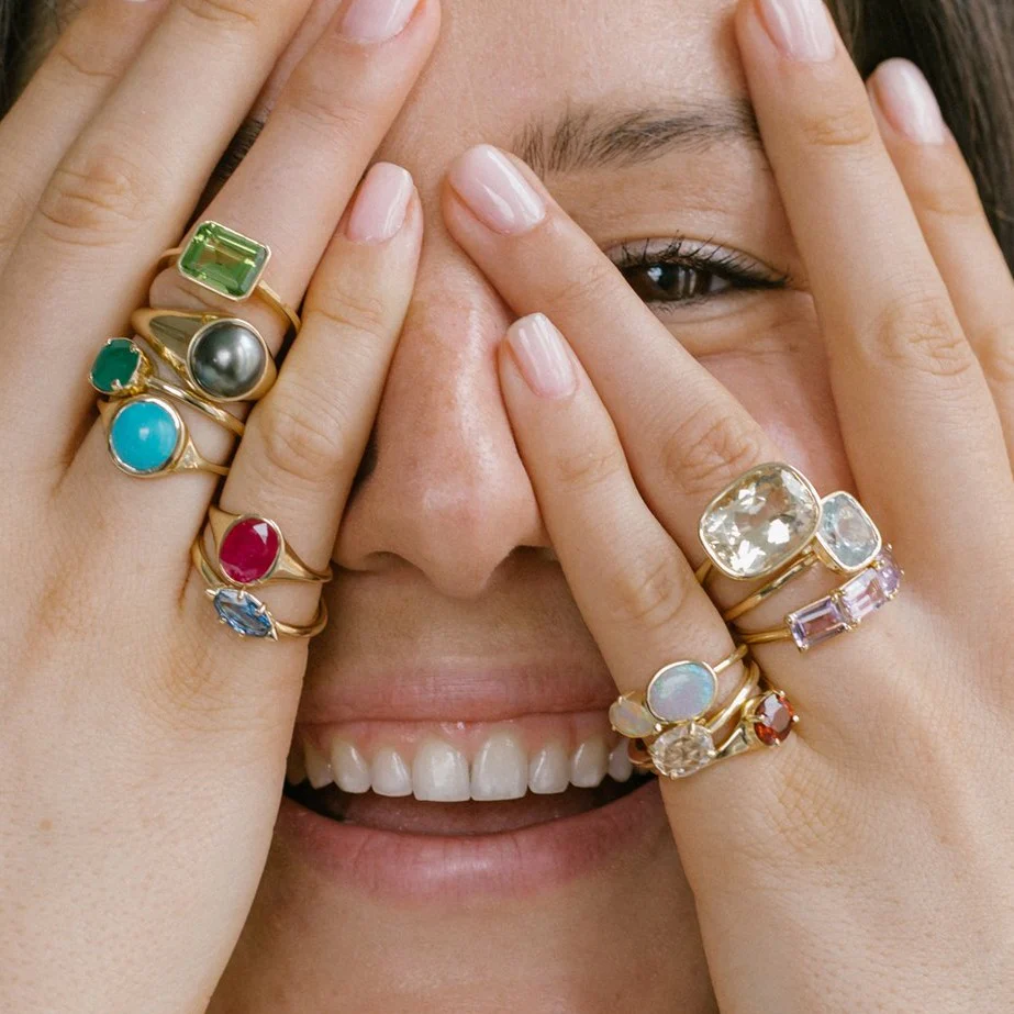 OPAL ZAHA BIRTHSTONE RING - Image 5