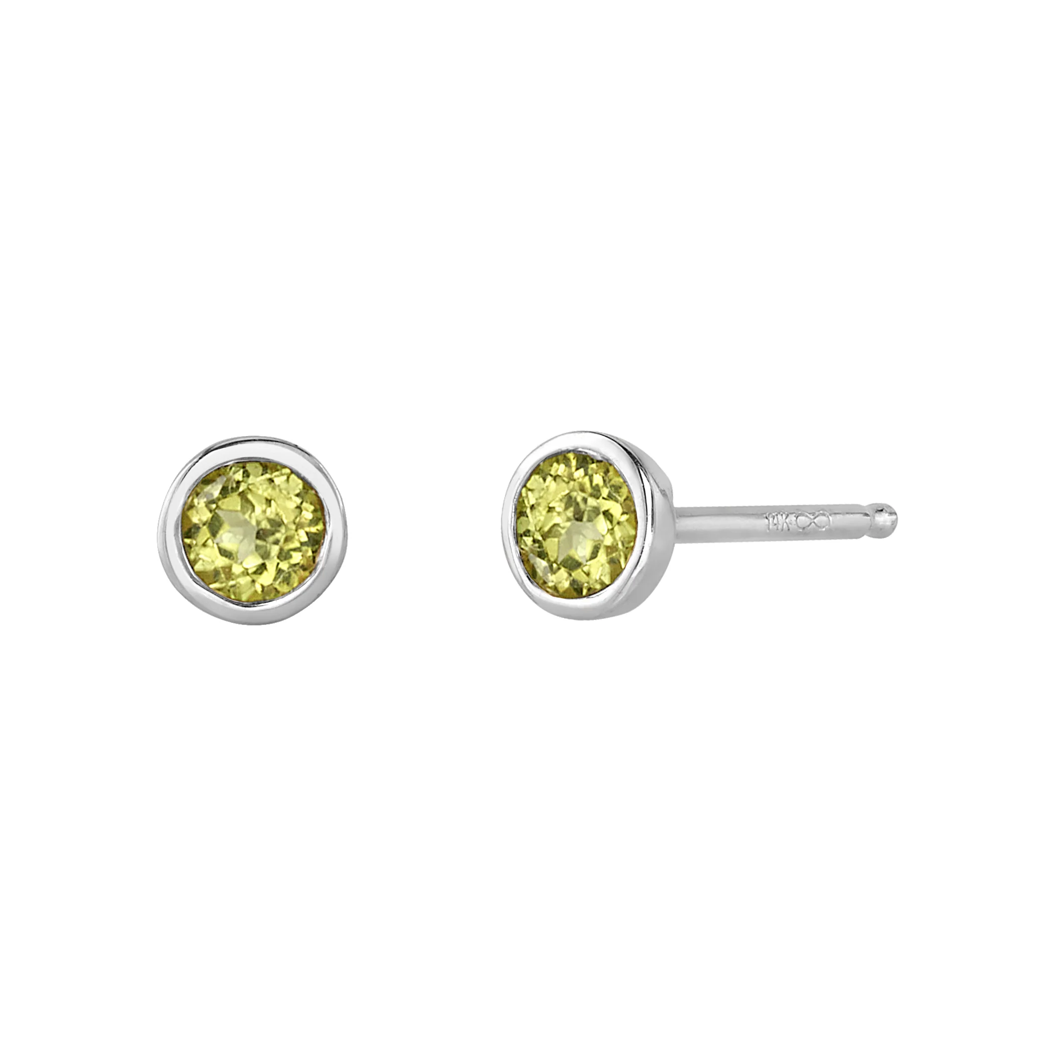 Peridot Birthstone Earrings - Image 3
