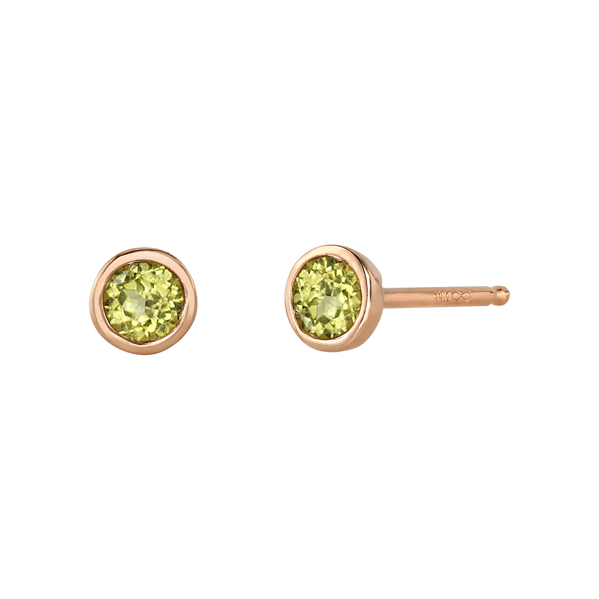 Peridot Birthstone Earrings - Image 4