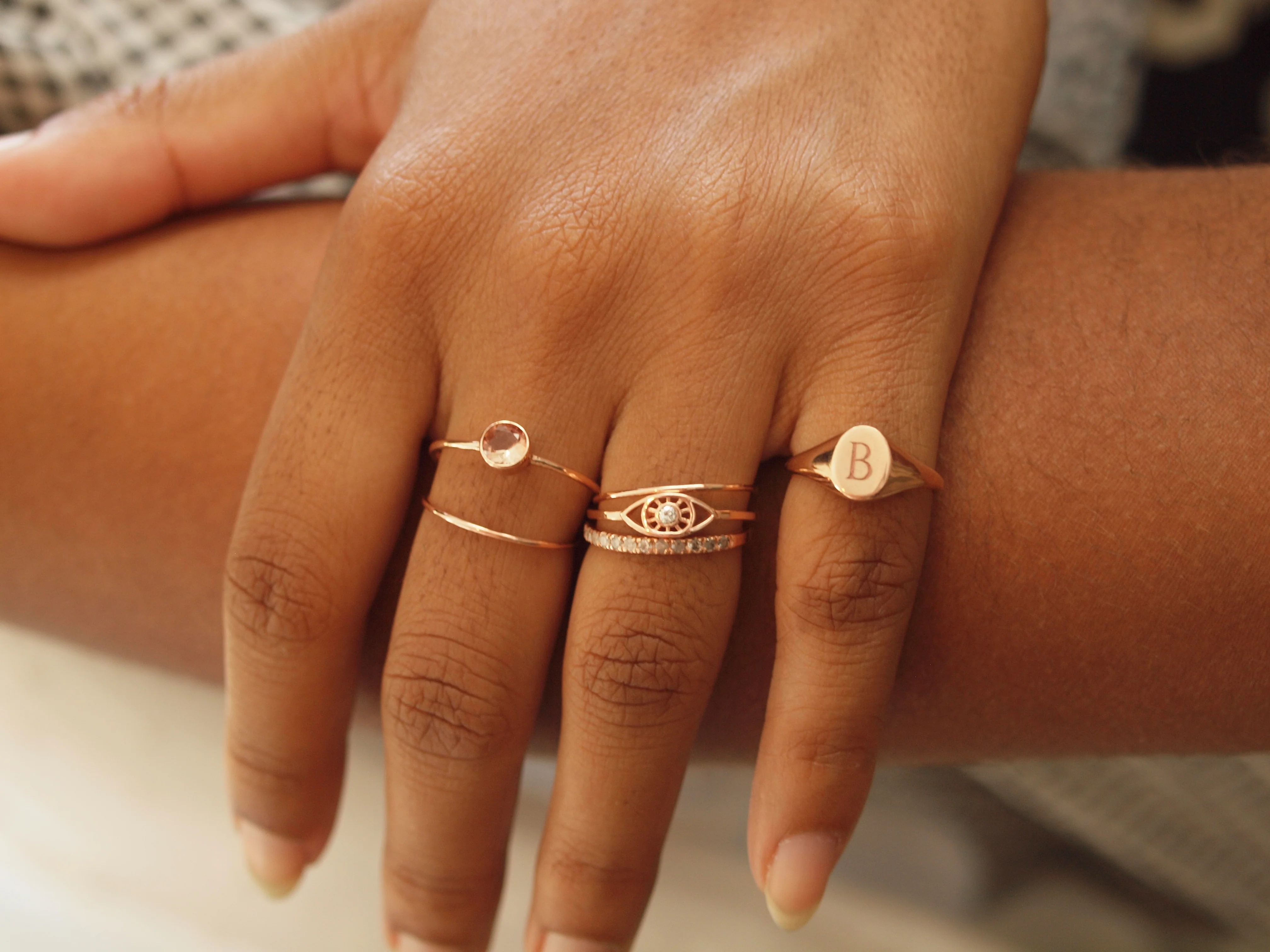 Petite Signet Ring - Image 7
