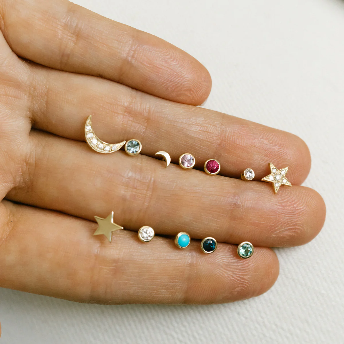 Pink Tourmaline Birthstone Earrings - Image 6