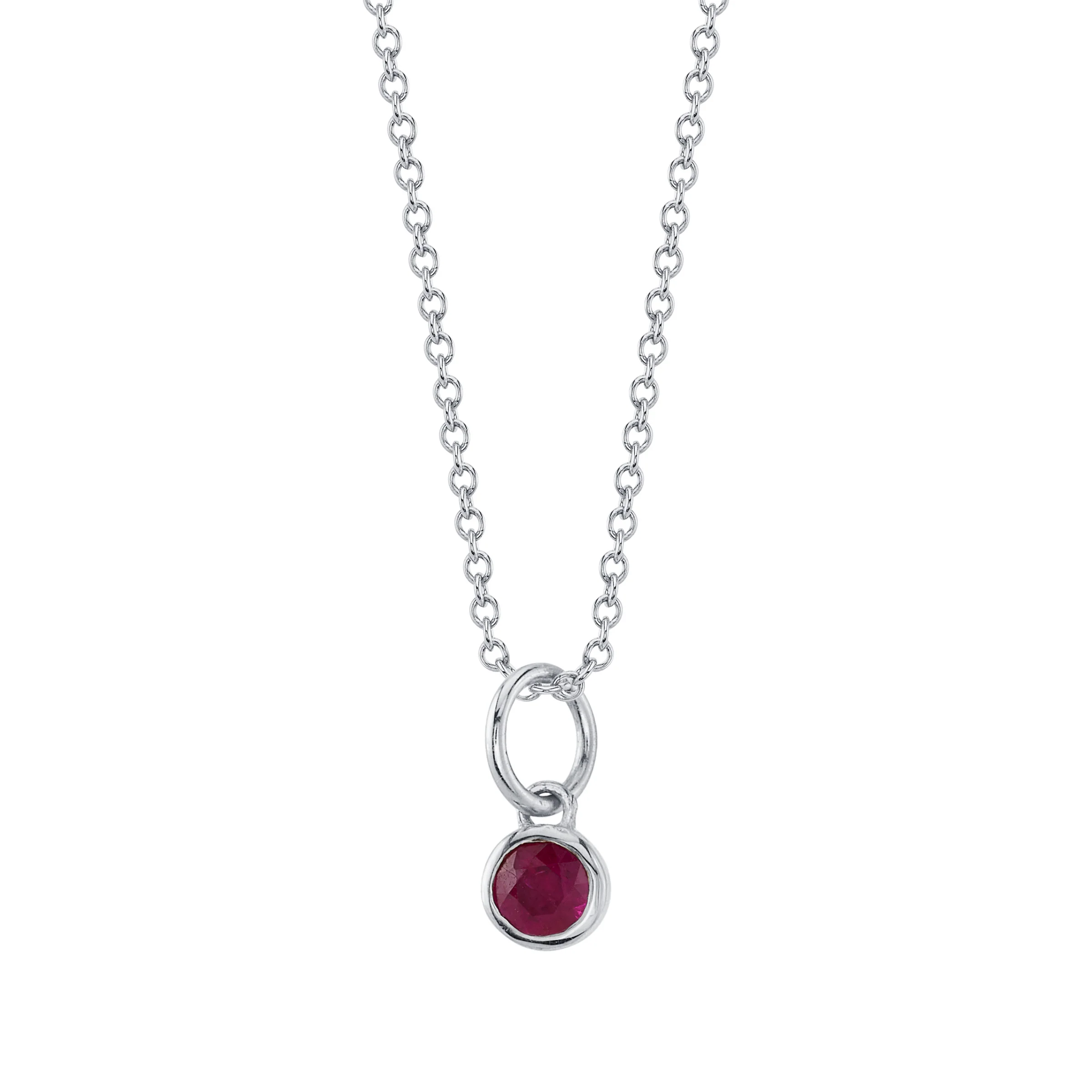 Ruby Birthstone Charm - Image 3
