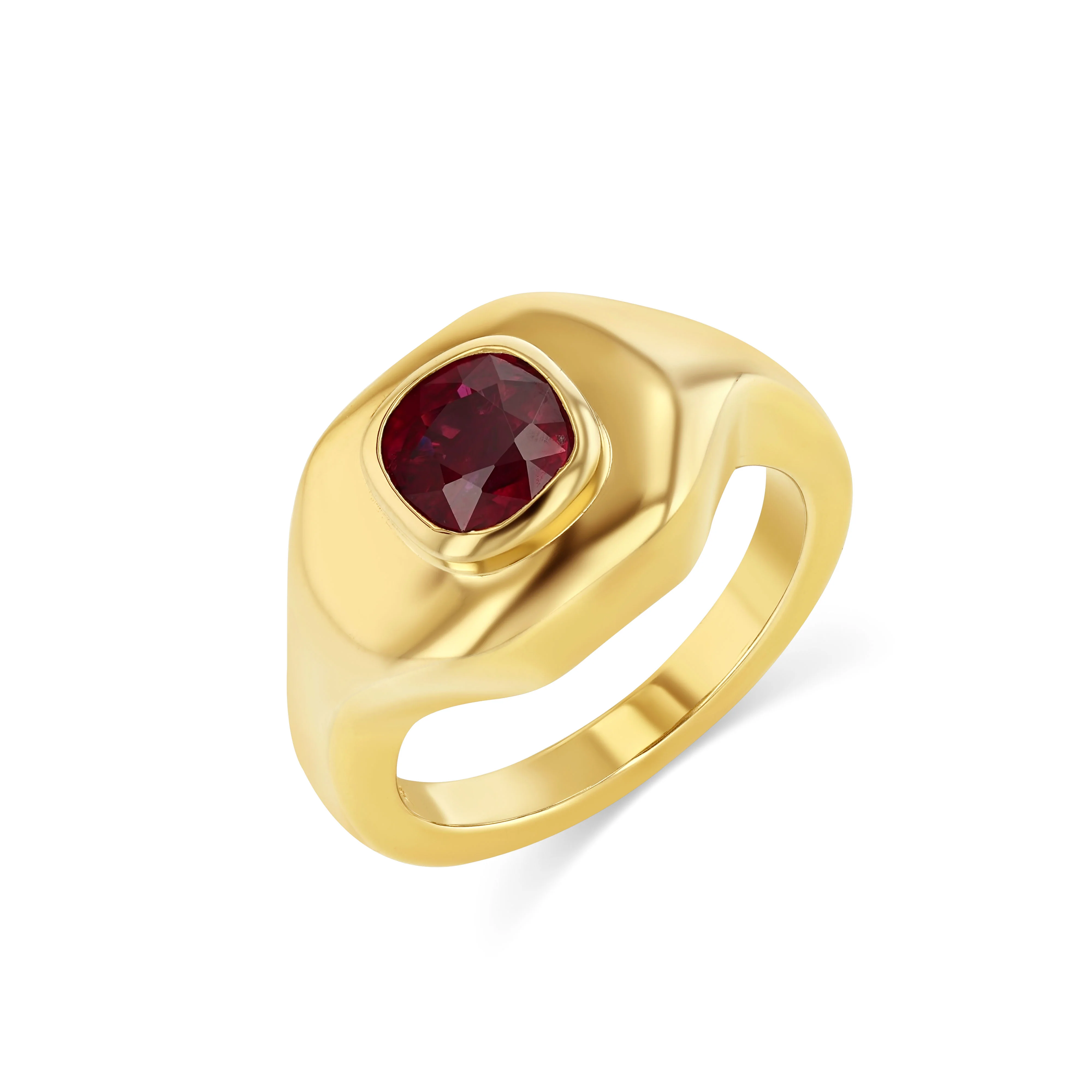 Ruby Ripple Ring