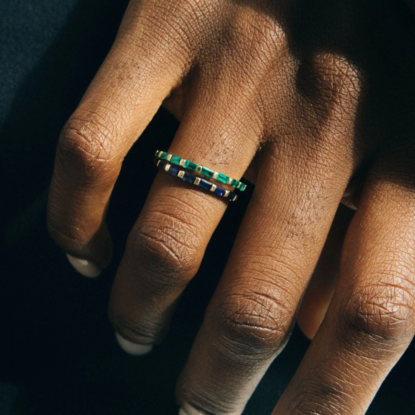 Sapphire Baguette Ring - Image 5