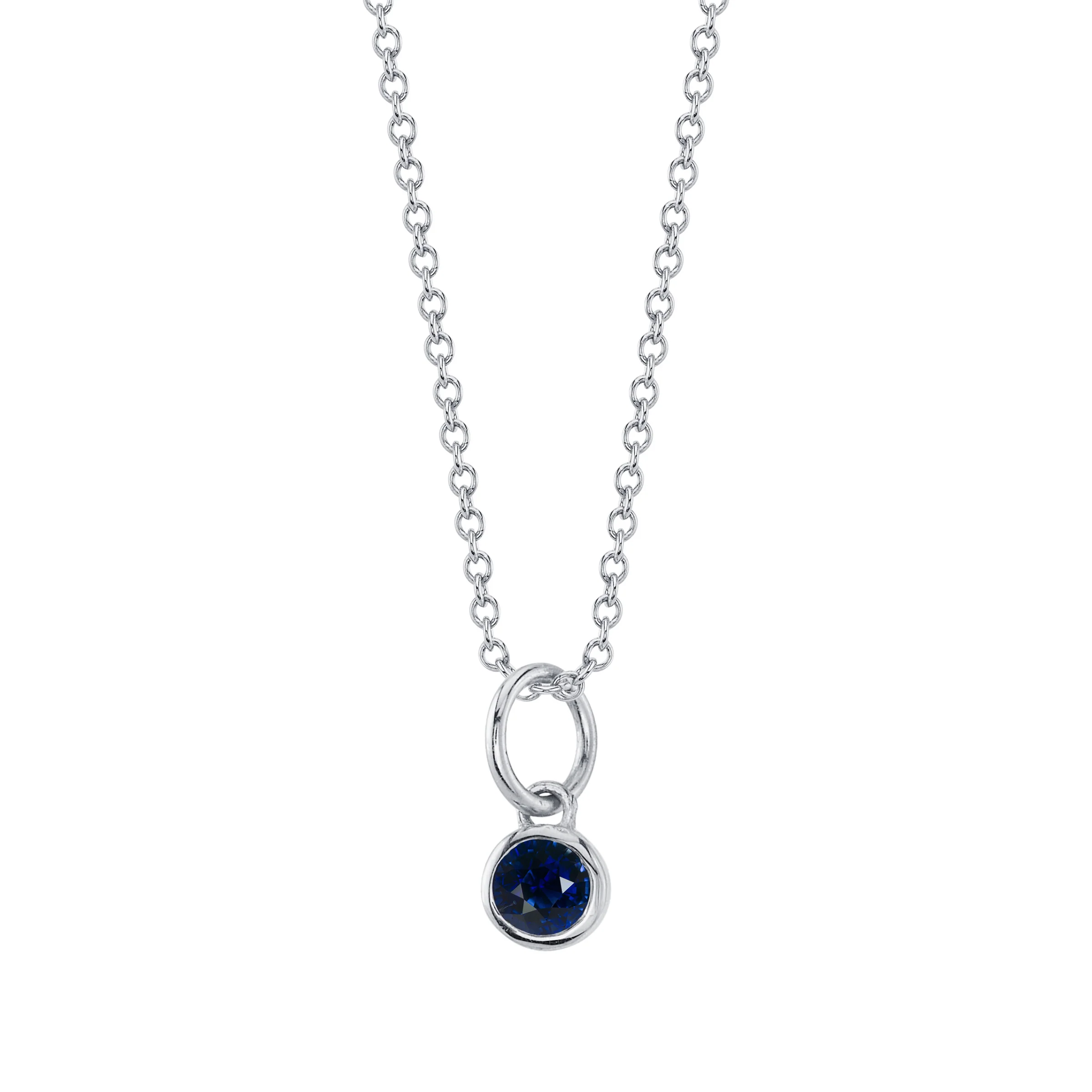 Sapphire Birthstone Charm - Image 3
