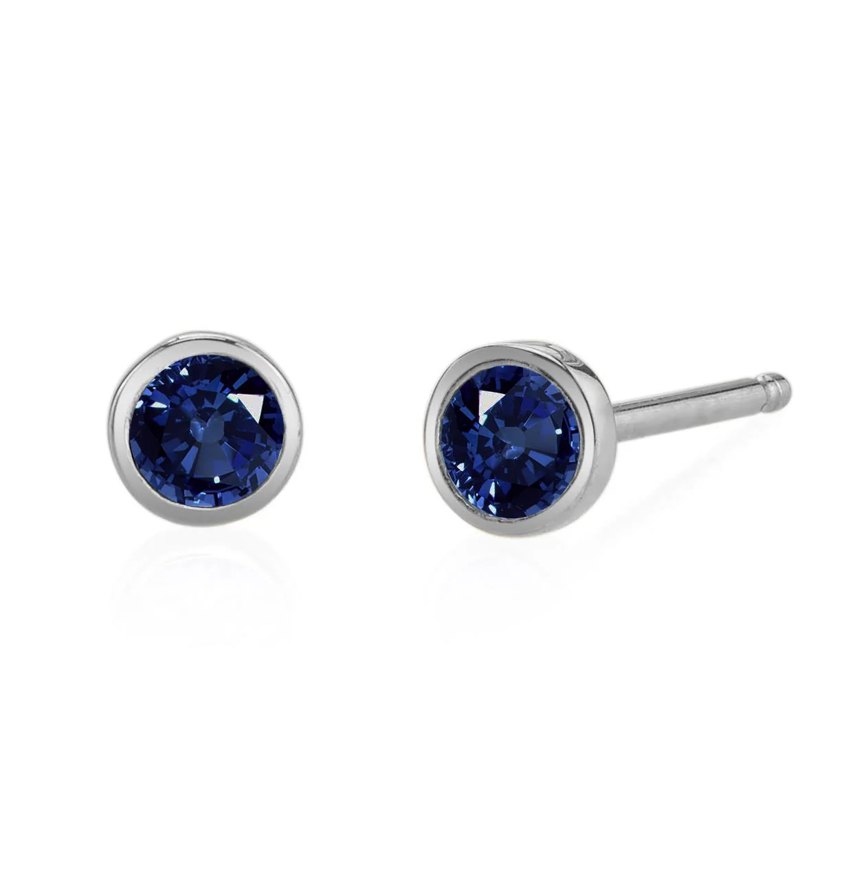 Sapphire Birthstone Earrings - Image 3