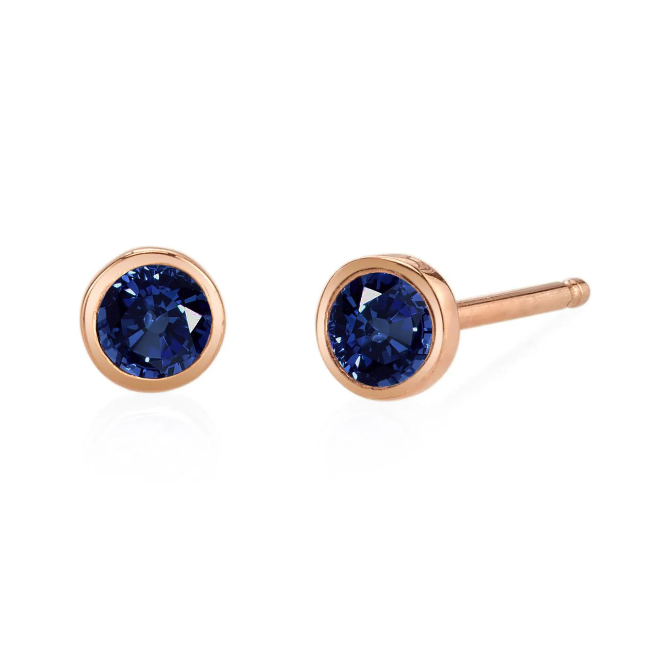 Sapphire Birthstone Earrings - Image 4
