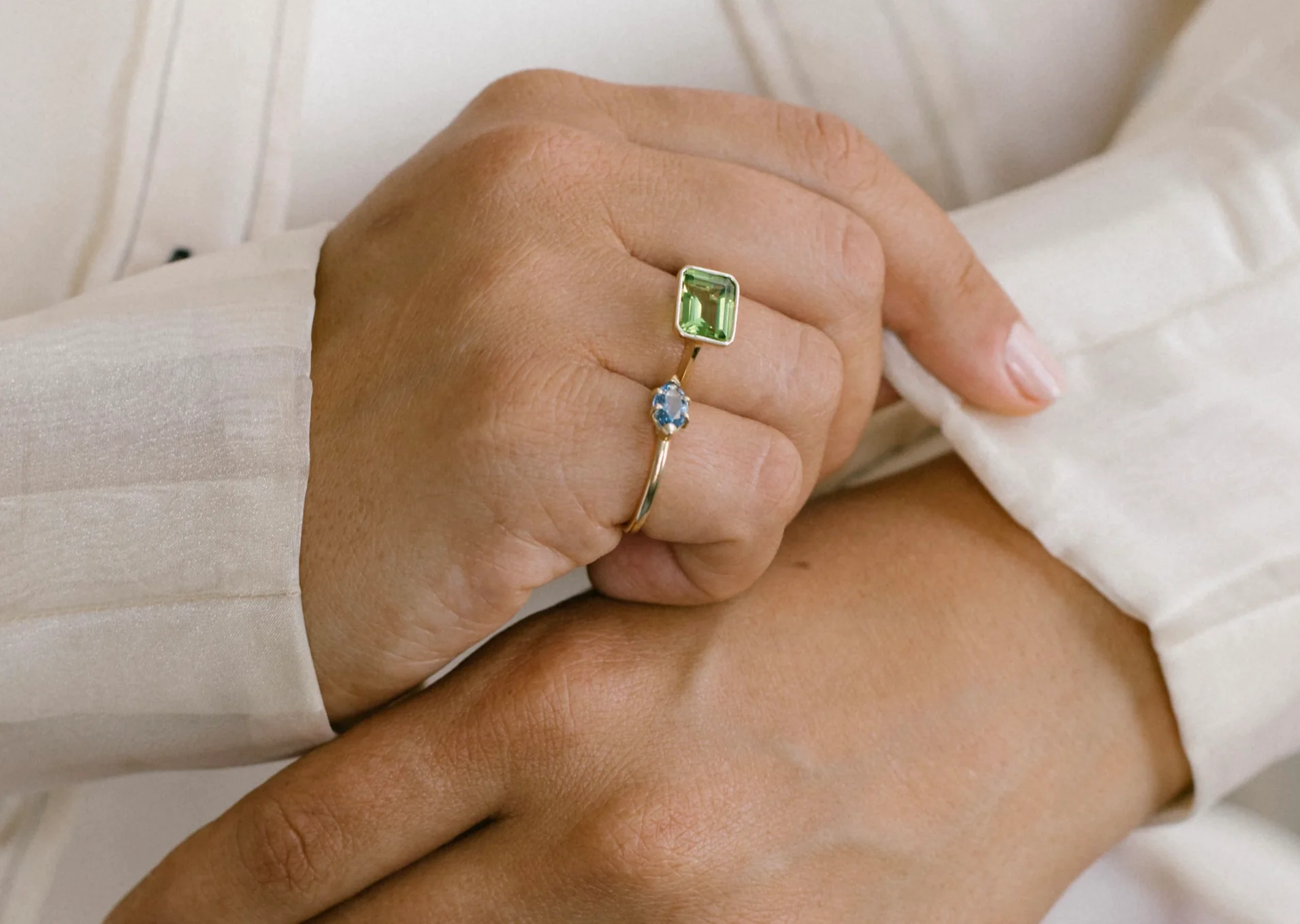 SAPPHIRE JUNKO BIRTHSTONE RING - Image 3