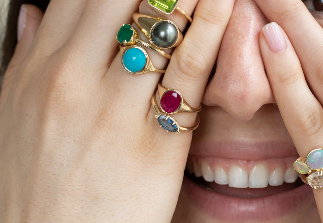SAPPHIRE JUNKO BIRTHSTONE RING - Image 5