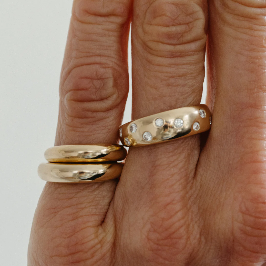 Scattered Diamond Cloud Ring - Image 2
