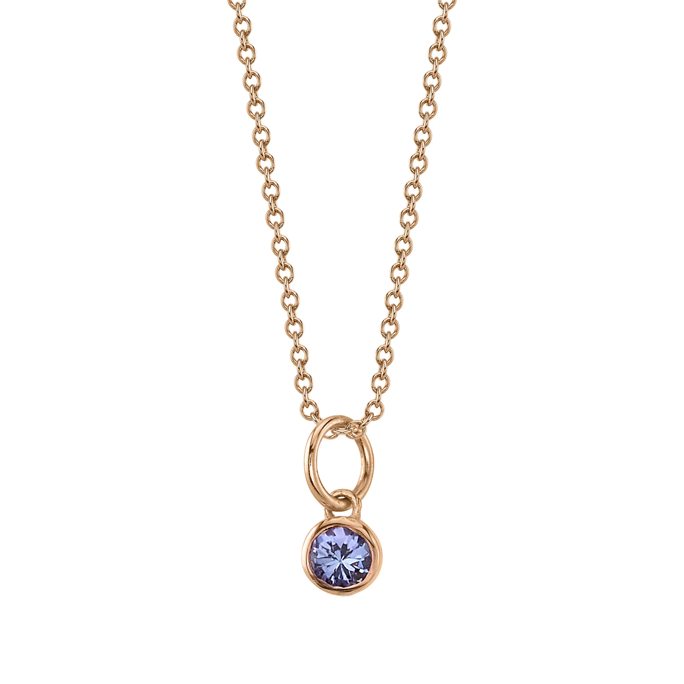 Tanzanite Birthstone Charm - Image 4