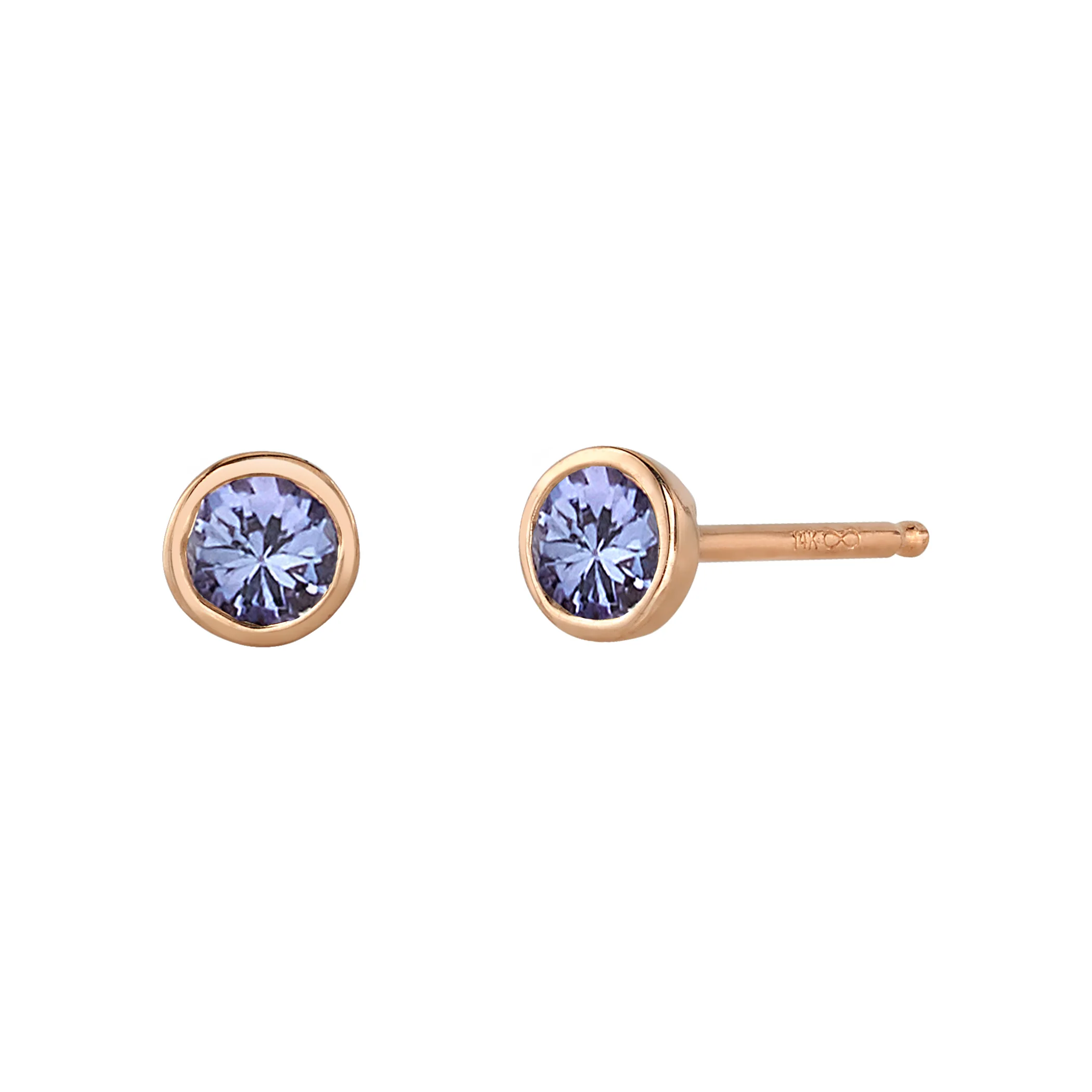 Tanzanite Birthstone Earrings - Image 4